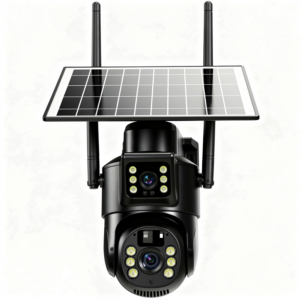 Caméra de Sécurité Solaire HD Sans Fil — Surveillance 24h/24 sans WiFi
